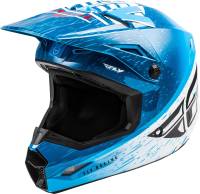 Fly Racing - Fly Racing Kinetic K120 Youth Helmet - 73-8621YM - Blue/White/Red - Medium - Image 1
