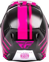 Fly Racing - Fly Racing Kinetic Thrive Helmet - 73-3504XS - Pink/Black/White - X-Small - Image 2