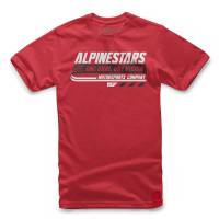 Alpinestars - Alpinestars Bravo Youth T-Shirt - 3038-72006-30-S - Red - Small - Image 1