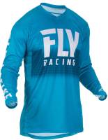Fly Racing - Fly Racing Lite Hydrogen Jersey - 372-721L - Blue/White - Large - Image 1