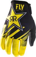 Fly Racing - Fly Racing Lite Rockstar Gloves - 372-01808 - Yellow/Black - Small - Image 1