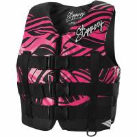 Slippery - Slippery Ray Womens Vest - XF-2-3241-0111 - Black/Pink - X-Small - Image 1
