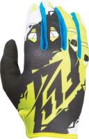 Fly Racing - Fly Racing Kinetic Gloves (2017) - 370-41507 - Lime/Blue - 7 - Image 1