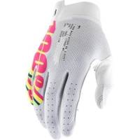 100% - 100% I-Track Gloves - 10008-00040 - System White - Small - Image 1
