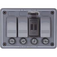 Blue Sea Systems - Blue Sea Dual USB Charger - 24V Contura Mount - Image 2