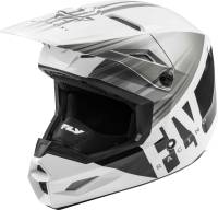 Fly Racing - Fly Racing Kinetic Cold Weather Helmet - 73-49462X - White/Black/Gray - 2XL - Image 1