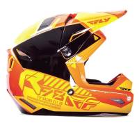 Fly Racing - Fly Racing Kinetic Elite Onset Youth Helmet - 73-8506YL - Orange/Yellow - Large - Image 1