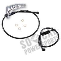 Magnum - Magnum Black Coated XR Stainless Front Brakeline Kit with Black Fittings - 31in. Total Length - SBB1325-31 - Image 1