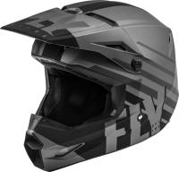 Fly Racing - Fly Racing Kinetic Thrive Youth Helmet - 73-3500YL - Matte Dark Gray/Black - Large - Image 1