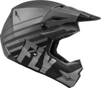 Fly Racing - Fly Racing Kinetic Thrive Youth Helmet - 73-3500YL - Matte Dark Gray/Black - Large - Image 2