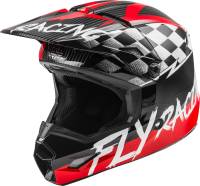 Fly Racing - Fly Racing Kinetic Sketch MIPS Youth Helmet - 73-3462YM - Red/Black/Gray - Medium - Image 1