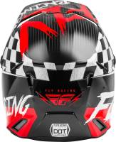 Fly Racing - Fly Racing Kinetic Sketch MIPS Youth Helmet - 73-3462YM - Red/Black/Gray - Medium - Image 2