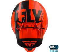 Fly Racing - Fly Racing Formula Vector Cold Weather Carbon Helmet - 73-4414S - Orange/Black - Small - Image 3