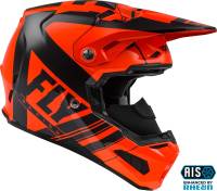 Fly Racing - Fly Racing Formula Vector Cold Weather Carbon Helmet - 73-4414S - Orange/Black - Small - Image 4