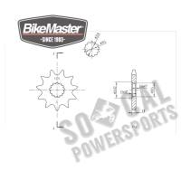 BikeMaster - BikeMaster Front Sprocket - 11T - 141 439 11 - Image 2