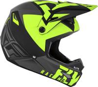 Fly Racing - Fly Racing Elite Vigilant Youth Helmet - 73-8615-1 - Matte Black/Hi-Vis - Small - Image 4