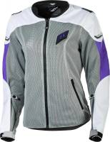 Fly Racing - Fly Racing Flux Air Womens Jacket - #6179 477-8048~1 - White/Purple - X-Small - Image 1