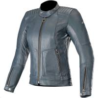 Alpinestars - Alpinestars Gal Womens Leather Jacket - 3117819-7014-L - Mood Indigo - Large - Image 1