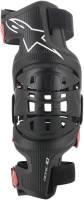 Alpinestars - Alpinestars Bionic-10 Carbon Knee Brace Set - 6500719-13-L - Black/Red - Large - Image 2