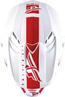 Fly Racing - Fly Racing F2 Carbon MIPS Shield Helmet - 73-4242-7 - White/Red - Large - Image 3