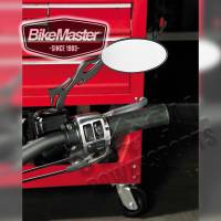 BikeMaster - BikeMaster Old School Flame Mirror - Black - KS-A30B - Image 2