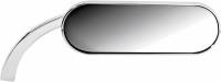 Arlen Ness - Arlen Ness Micro Die-Cast Mini Oval Mirror - Right - Chrome - 13-407 - Image 1