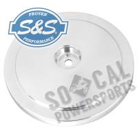 S&S Cycle - S&S Cycle Stealth Air Cleaner Cover - Domed Bobber - Chrome - 170-0120 - Image 1