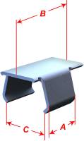 Camso - Camso Track Clip - Small Flat Tab Clip - AFT5700031 - Image 2