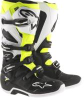Alpinestars - Alpinestars Tech 7 Boots - 201201412516 - Black/White/Yellow - 16 - Image 1
