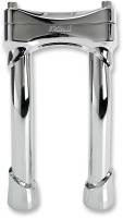 Biltwell Inc. - Biltwell Inc. Murdock Pullback Risers - 8in. - Chrome - MP-008-HD-CP - Image 2