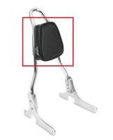 Drag Specialties - Drag Specialties Tapered Backrest Pad for Round Sissy Bars - Smooth - XF-2-0822-0341 - Image 2