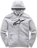Alpinestars - Alpinestars Ageless Fleece Womens Hoody - 1W38-53100-1126-L - Gray Heather/Black - Large - Image 1