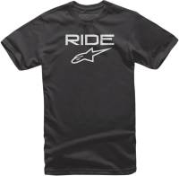 Alpinestars - Alpinestars Ride 2.0 Youth T-Shirt - 3038-72010-1020-M - Black/White - Medium - Image 1