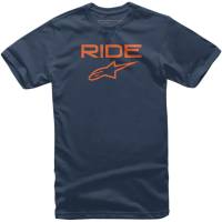 Alpinestars - Alpinestars Ride 2.0 Youth T-Shirt - 3038-72010-7032-L - Blue/Orange - Large - Image 1