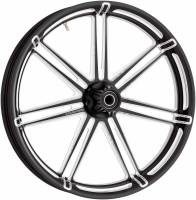 Arlen Ness - Arlen Ness Forged Billet 7 Valve Front Rim - 21in. x 3.50in. - Black - 10301-204 - Image 1