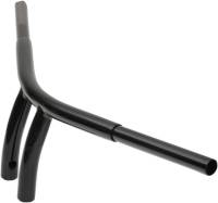 Drag Specialties - Drag Specialties 1-1/4in. Buffalo Radius T-Bar - 6in. - Gloss Black - 0601-4281 - Image 2