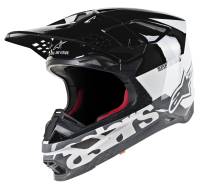 Alpinestars - Alpinestars Supertech M8 Radium Helmet - 8301519-2182-2X - White/Black Mid/Gray Glossy - 2XL - Image 1