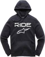 Alpinestars - Alpinestars Ride 2.0 Fleece - 11195100010202X - Black/White - 2XL - Image 1
