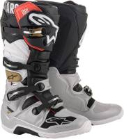 Alpinestars - Alpinestars Tech 7 Boots - 2012014-1829-10 - Black/Silver/White/Gold - 10 - Image 1