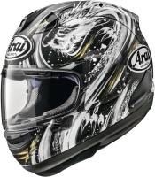 Arai Helmets - Arai Helmets Corsair-X Kiyonari Helmet - 685311169822 - Black/White - Small - Image 1