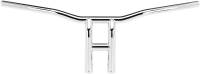 Biltwell Inc. - Biltwell Inc. 1in. Throttle-By-Wire Tyson XL Pullback 10in. Handlebar - Chrome - 6260-1055 - Image 1