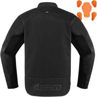 Icon - Icon Hooligan Perforated Jacket - 2820-5275 - Stealth - Small - Image 2