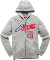 Alpinestars - Alpinestars Title Zip Hoodie - 12105130010262X - Gray Heather - 2XL - Image 1