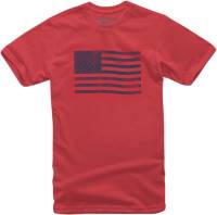 Alpinestars - Alpinestars Flag T-Shirt - 1210-72026-30-XL - Red - X-Large - Image 1