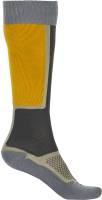Fly Racing - Fly Racing MX Youth Socks - 350-0510Y - Black/Gray/Mustard - OSFM - Image 1