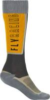 Fly Racing - Fly Racing MX Youth Socks - 350-0510Y - Black/Gray/Mustard - OSFM - Image 2