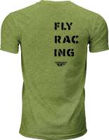 Fly Racing - Fly Racing Fly Military Tee - 352-06312X - Military Green Heather - 2XL - Image 2