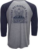 Fly Racing - Fly Racing Fly Art 3/4 Sleeve Tee - 352-0651S - Navy - Small - Image 2