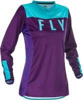 Fly Racing - Fly Racing Lite Womens Jersey - 374-6282X - Purple/Blue - 2XL - Image 1