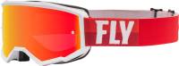 Fly Racing - Fly Racing Zone Goggles - FLA-059 - White/Red - OSFM - Image 1